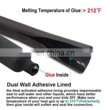 Hampool Hot Selling Black Custom Print Dual Wall Automobile Heat Shrinkable Sleeve photo-6