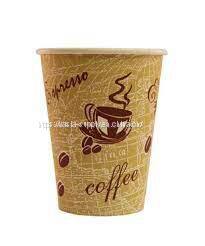 10 oz double wall paper cups eco friendly drinkware compostable custom printed coffee cups