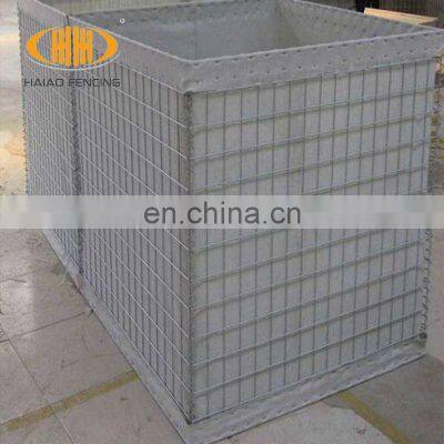 Rock basket retaining wall / retaining wall / hesco retaining wall