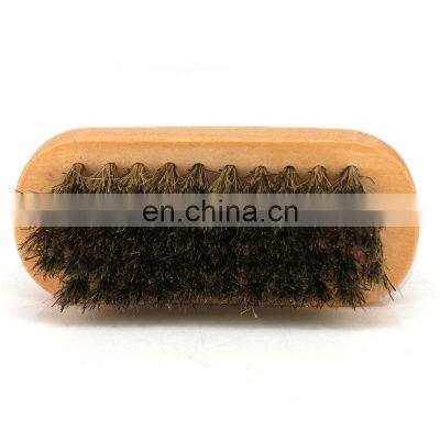 Small Shoe Brush Pig Hair Brush Shoes Travel Small Easy To Carry Shoe Polishing Shoes Cleaning Wholesale photo-3