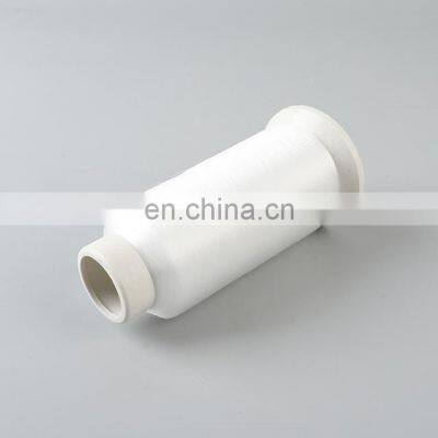 white  hot sale polyester fabric plastic polyester thread