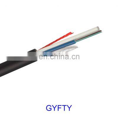Outdoor Fiber Cable Optical Dielectric Gyfty 24 Hilo De Fibra 12 24 Core Gyfty Nylon Fibre Optic Cable