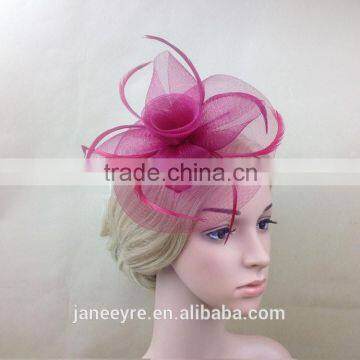 Mini Hat Base Hair Clip Fascinator/Bridal Feather Fascinator Wholesale photo-2