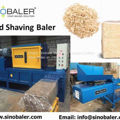 Wood Shaving Baler Machine