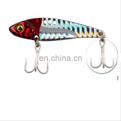 7g 10g 14g 17g 20g Top Quality Shiny Metal Baits Fishing VIB Lure With Treble Hooks 3D Eyes photo-4