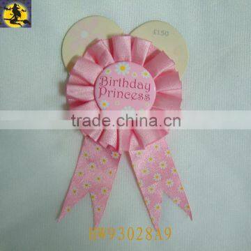 2013 Most Popular Pink Birthday Button for Girls