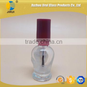 6ml vase shape nail polish glass bottle with cap