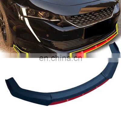 labio del parachoques delan Factory Price Universal Front Bumper Lip Sopiler Diffuser Body Fit For Universal Car Bumper Lip