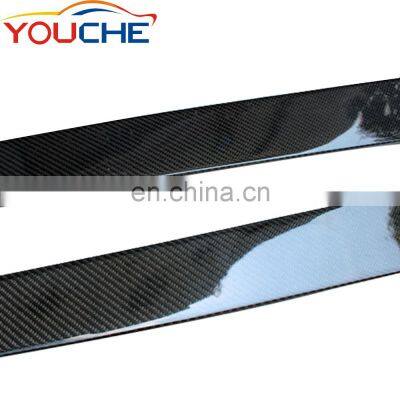 215CM Carbon Fiber Side Skirts Extension for BMW 3 4 5 6 Series F30 F32 F33 F10 F12 F13 Universal Side Skirts