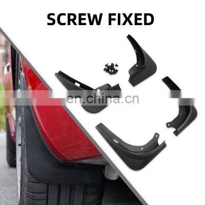 Car Accessories Standard Version Mud Flaps Mudguard No Drilling Black 4Pcs In Set Fender For Tesla Model 3 photo-4