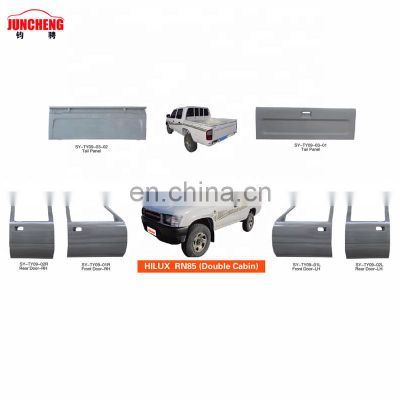 High quality car door,tail panel,hood for HILUX RN85 Double Cabin car body parts