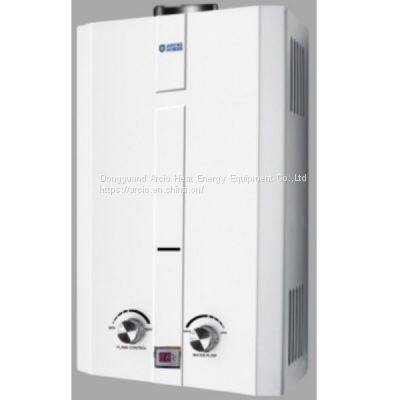 FB1102 shaped panel series  wall mounted natural gas water heater for 7L 8L 10L