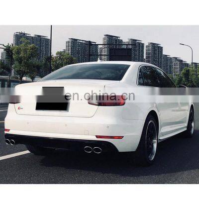 s4 b9 Car Bodykit Diffuser For Audi A4 S4 Ordinary Version and Sports Version Style Rear Bumper Diffuser 2017 2018 2019 photo-5
