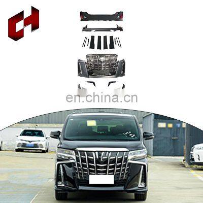 CH Good Quality Pp Material Front Grille Wheel Eyebrow Rear Lamps Conversion Bodykit For Toyota Alphard 2018-2020