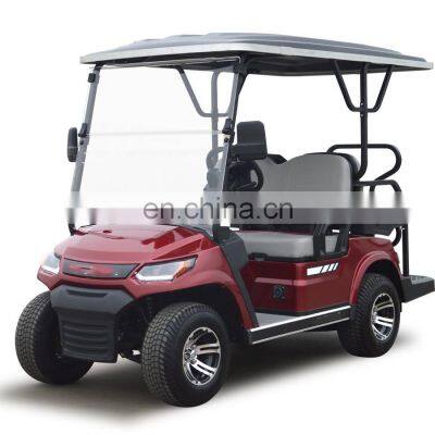 lifted golf buggy A827.2+2G 4 seaters street legal  electric golf cart  with curtis controller