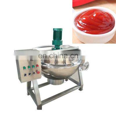 Cherry Tomato Paste Chilli Sauce Filling Mixing Machine Beef Sauce Bean Sauce Semi Automatic Pneumatic Filling Machine