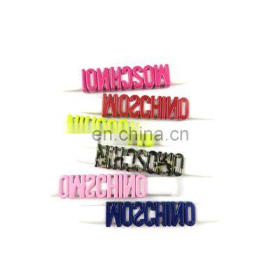 2021 Customization High Quality Different Colors Metal Alphabet DIY Letters Handbag Metal Logo Letters photo-4