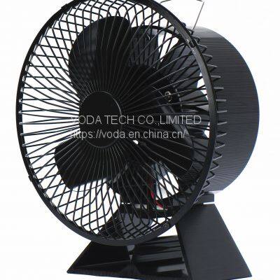 Hot Air Firewood Blower Wood Heater Pellet Stove Eco Non Electric Fireplace Fan