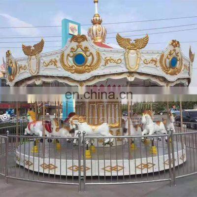 Theme park 16 seats horse carousel fairground ride to buy