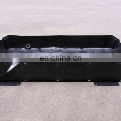 China Manufacture Industry Standard Collapsible L-Bracket PVC Oil Spill Containment Berms 3' x 5' x 12\ photo-2