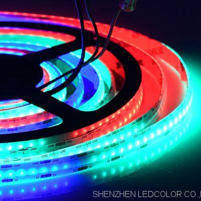 FCOB Linear RGB Light Addressable RGB led strip 1008LEDs/m COB LED Strips Light SK6805 LC8805 Dream color 256 Gray Scale