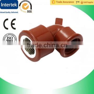 Brown colour BS Standard PPH Elbow With Brass Fittings