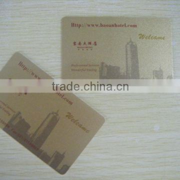 Upscale Hotel access smart card with high quality preprinted