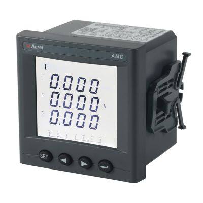 Acrel AMC96L-AI3/C Cut Out 88*88mm LCD Display Three Phase AC Energy Meter With RS485 Communication photo-3
