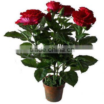 the fabric material artificial potted plants/artificial flowers and plants