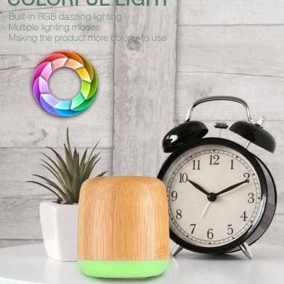 CASUN Mini Size Bamboo Wood Wireless Speaker