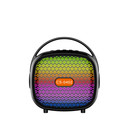 Custom Mini Computer Speaker RGB Colorful Lights DIY TWS Connection BT Speakers Portable Wireless Speaker