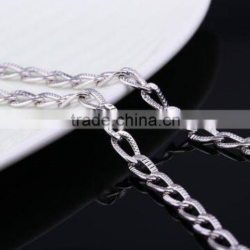 Simple Design Fashion Jewelry Rhodium Plated Cheap Necklace photo-3