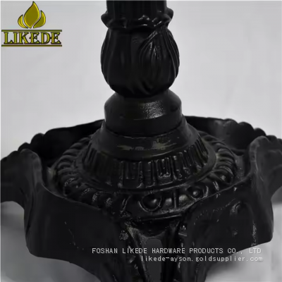 Cast Iron Coffee Table Legs Metal Black Removable Table Leg photo-5