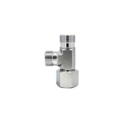 304 Stainless Steel Tee Fitting с свободной гайкой, Гидравлический трубопроводный переходник типа с фером, Стандарт Yonghua Eaton (CC, CD)