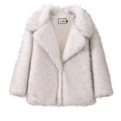 2025 Autumn Winter Fashionable Faux Fur Coat With Lapel Collar for Women – Wholesale Manufacturer photo-2