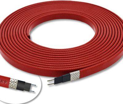 Self Regulating Temperature Deicing Heating Trace Cable Freeze Protected Water Pipe Heating Cable With Plug photo-5