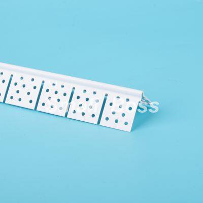 Cantos de Parede Liso Bezel de Cantos de PVC Bezel de Reboco de PVC para Parede de Gesso CB132-1