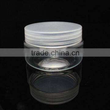4 oz round plastic face cream jar