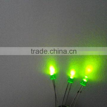 3mm Diffused Green LED Diode photo-4