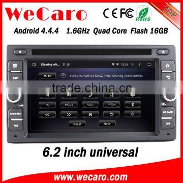 Wecaro 6.2" WC-2U6008 Android 4.4.4 car dvd player quad core car radio navigation system stereo tv tuner