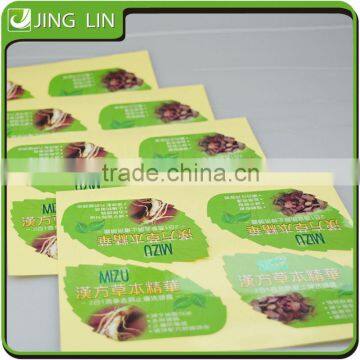 Hot Selling Cheap Die Cut Transparent Shampoo Vinyl Sticker