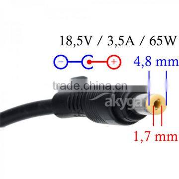 Power Adapter AK-ND-09 18.5V/3.5A 65W 4.8*1.7 photo-2