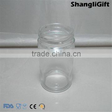 Preserved Fruit 170ml Canned Glass Jar CylinderJar With Plastic Cap