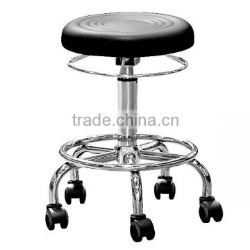 RC10051 cheap plastic step stool/Luxury chair caster ring lever elevating salon stool