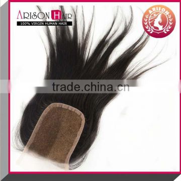 fashion style 2 way part lace closure with baby hairs