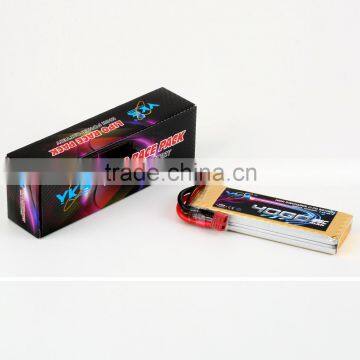 YKS 2S1P/6S1P 7.4V/22.2V 4000MAH 35C high quality LIPO battery