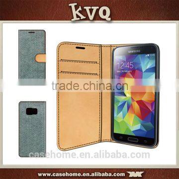 Shenzhen KVQ factory exclusive design Luxury Jeans wallet case for Huawei Mate S