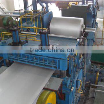 Push pull pickling line for metal and steel coils