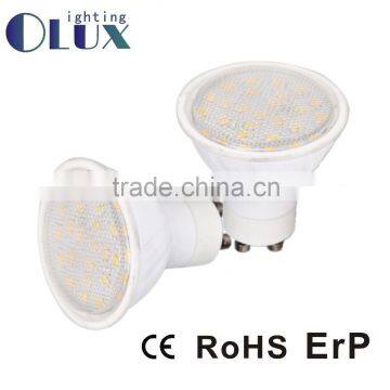 High Power glass GU10 5W 220-240V Ceramic Beam Angle Led Spot Light Gu10