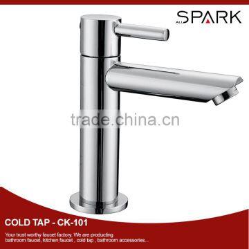 Simple Bathroom Basin Brass Cold Water Tap CK-101